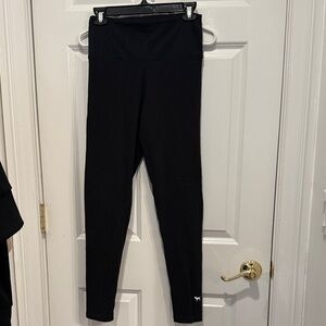 Victoria’s Secret Pink Black High-Waisted Leggings
